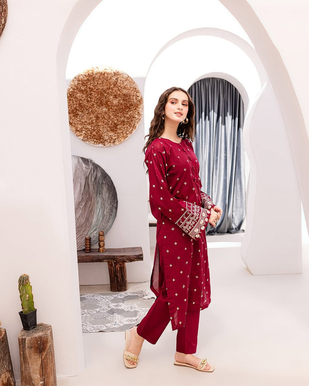 HASEEN EMB LONG LENGHT (HEAVY EMBROIDERY)